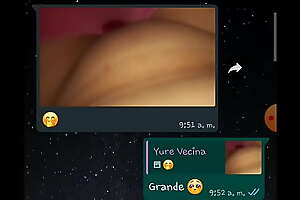 Vecina virgen, vagina blanca   atrapada en sexting por whatsapp, pack disponible at near paypal