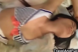 Traveller Fucks Asian Teen Prostitute!