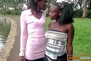 Amateur African Lesbians Love Hot Sopping Water Fun