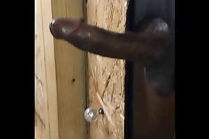 Highlight Compilation Video of 3 Big Black Cocks Visiting Our Gloryhole