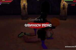Mandingo VS Karen Krash (Naked Fighter 3D)