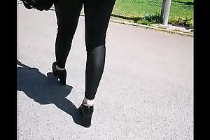 Shiny Latex Leather Pvc Vinyl Rubber Pants Leggings