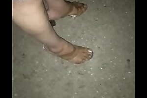 Perfect candid feet and heels latina hustler just about forest (pt1)   slowmotion