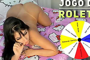 wheel of sex jerk off game, sexy big butt latina almost transparent  yoga tight pants, twerking, blowjob and teasing you, like the sexiest teasing queen, you will love it!!!!
