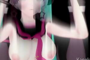 MMD Adorable skirt Miku hatsune super horny be required of giving learn of
